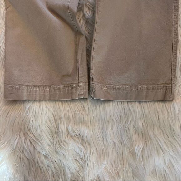 Columbia Pants Men 100% Cotton Khaki Size 36x31 Flat Front Regular Fit - Picture 2 of 9